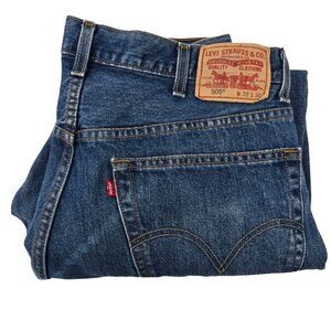 Levis 505 Regular Fit Mens Jeans W38 L30 Medium Wash Denim Straight‎ Leg